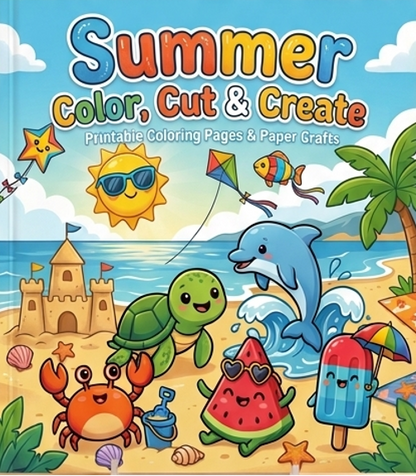 Summer Color&Craft - HappyPebblez